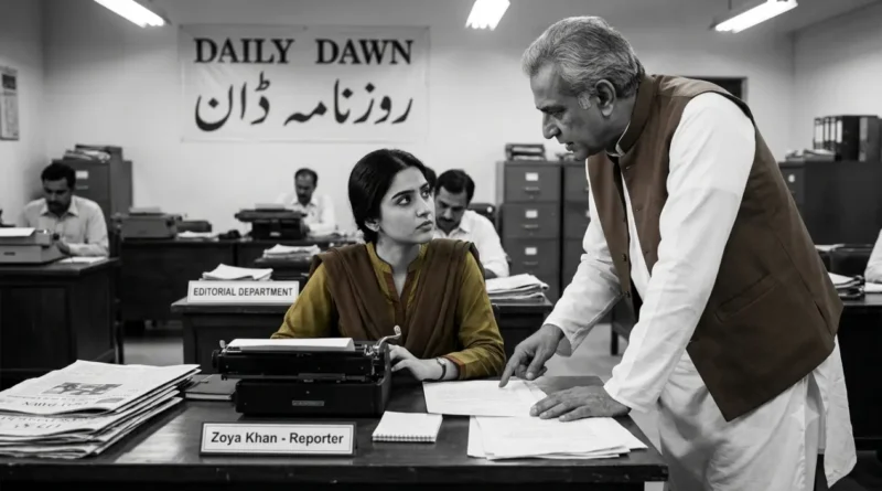 As she started her professional career with daily Dawn newspaper, the management told her to stick to cooking and child-rearing instead.